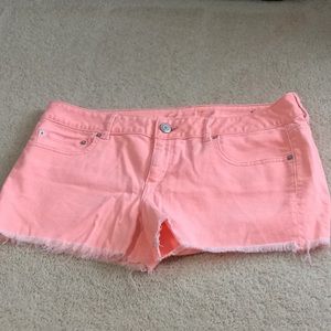 Neon pink worn once AE shorts